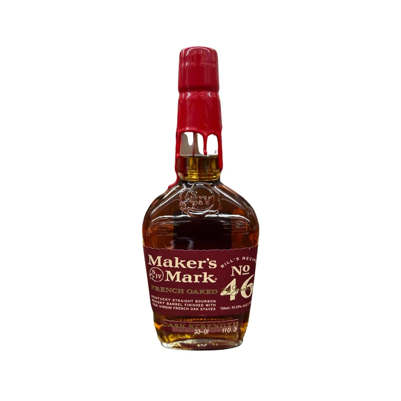 Maker's 46 Straight Bourbon Whiskey Cask Strength French Oaked Bill's Recipe
