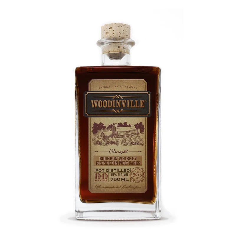 Woodinville Whiskey Co. Straight Bourbon Finished In Port Casks Special Limited Release