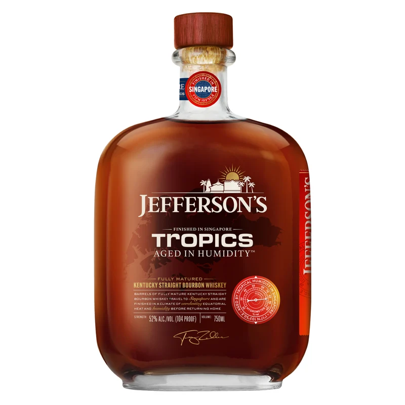 Jefferson's Straight Bourbon Tropics Aged In Humidity Whiskey