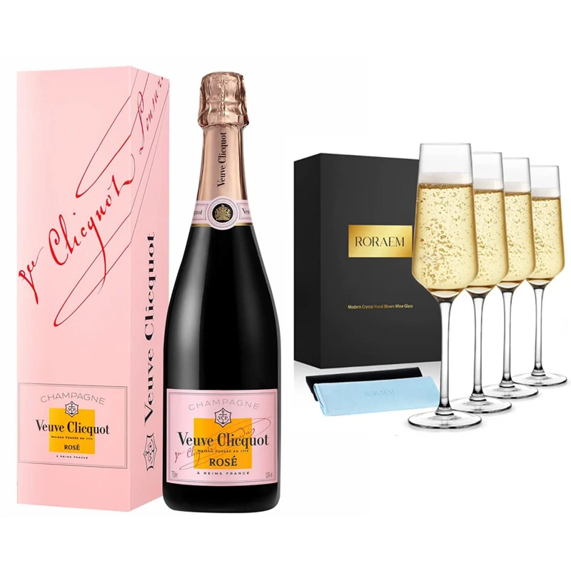 Veuve Clicquot Rose With Gift