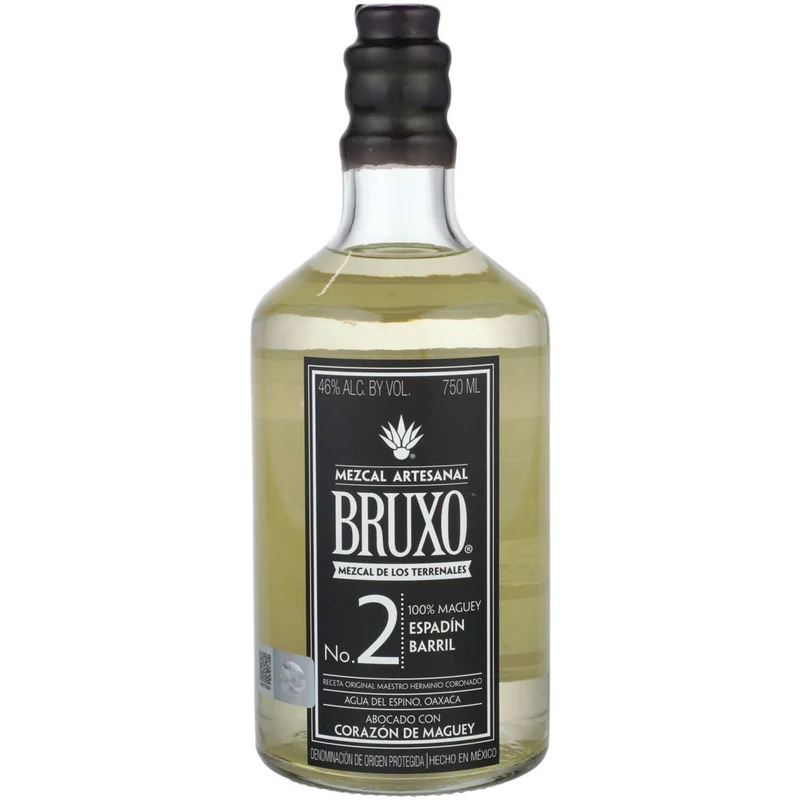 Bruxo Mezcal Artesanal No. 2 Espadin Barril Pechuga De Maguey