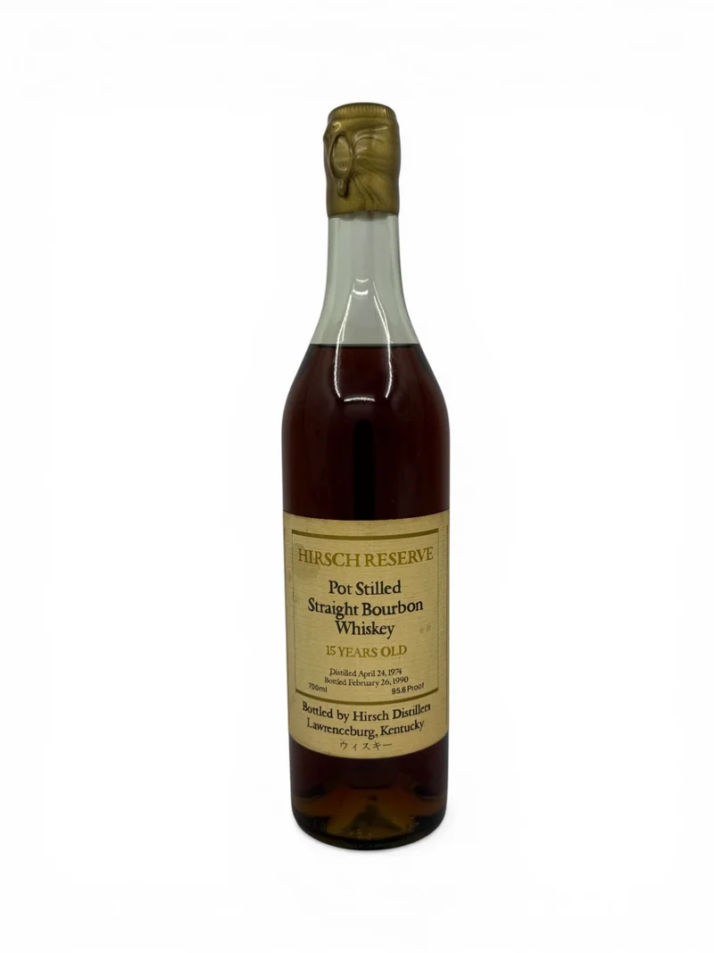 A. H. HIRSCH 16 Year Pot Still Gold Wax (Very Rare) Distilled Spring Of 1974 (Perfect Wax) 750ml