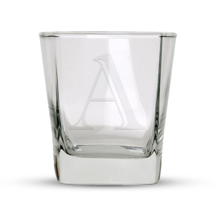 Monogrammed Rock Glasses (Set of 2)