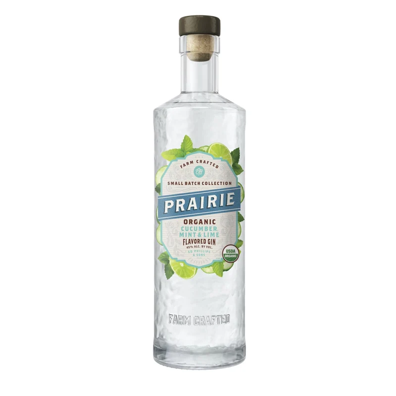 Prairie Cucumber Mint & Lime Flavored Gin Small Batch Collection