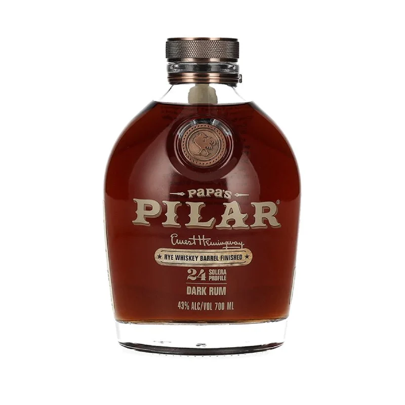 Papa's Pilar Dark Rum Finished In Rye Whiskey Barrels