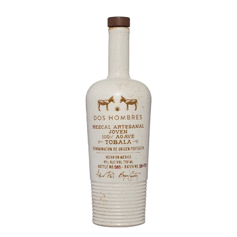 Dos Hombres Mezcal Artesanal Joven Tobala