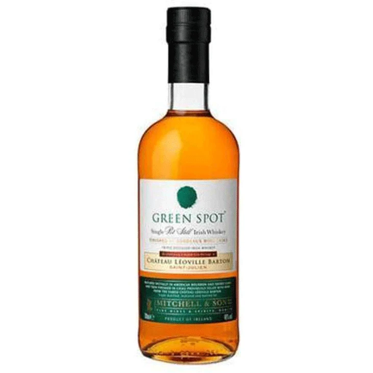 Green Spot Irish Single Pot Still Irish Whiskey Finished in Bordeaux Wine Casks Chateau Leoville Barton