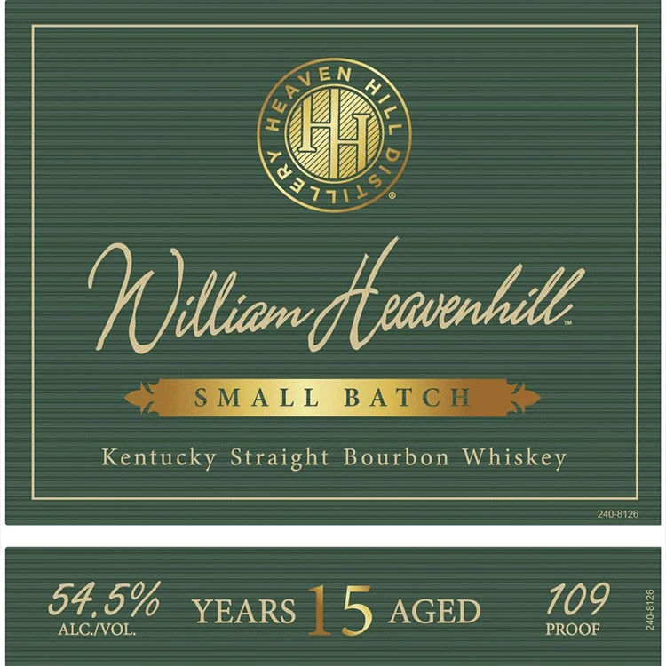 William Heavenhill Small Batch 15 Year Kentucky Straight Bourbon (109 proof)