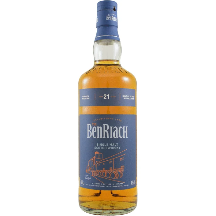 BenRiach 21 Year Old Single Malt Scotch Whiskey