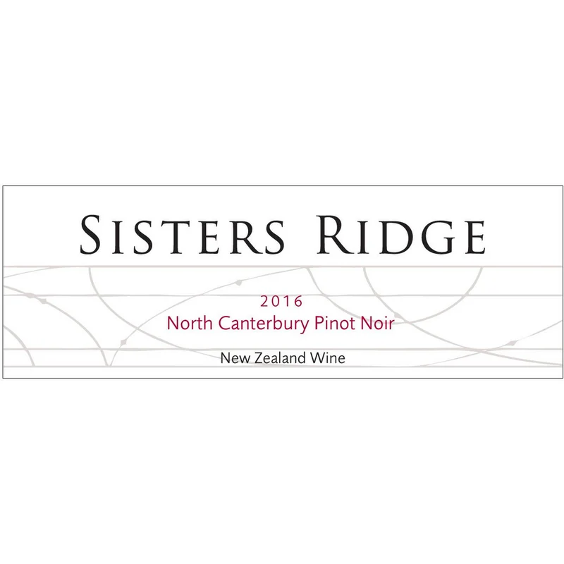 Sisters Ridge North Canterbury Pinot Noir 750ml
