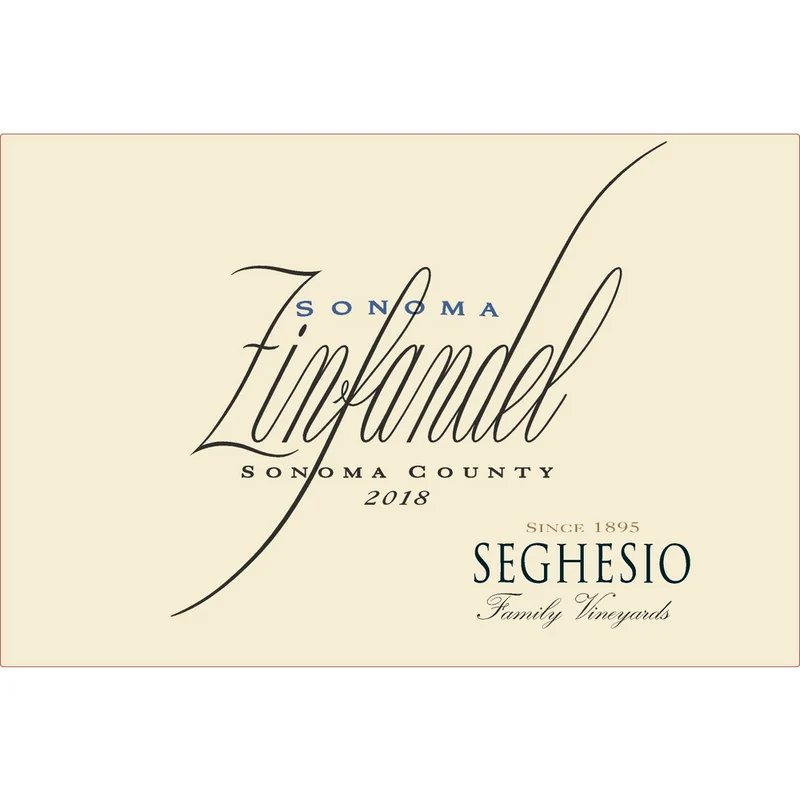Seghesio Sonoma County Angela's Table Zinfandel 750ml