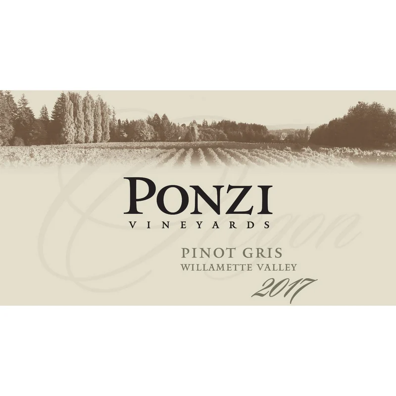 Ponzi Willamette Valley Pinot Gris 750ml
