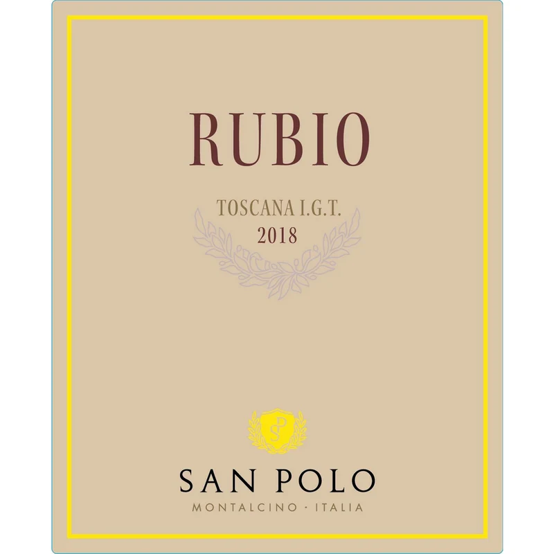 Poggio San Polo Rubio Toscana IGT Red Blend 750ml