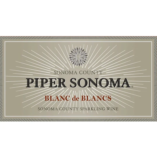 Piper Sonoma Sonoma County Blanc De Blancs Sparkling Blend 750ml New Label