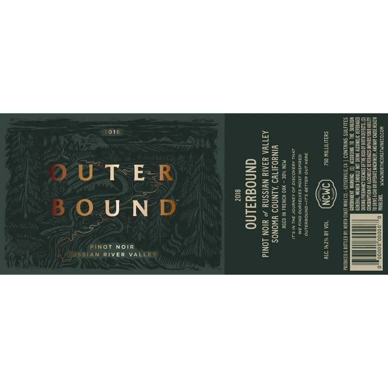 Outerbound Russian River Valley Pinot Noir 750ml
