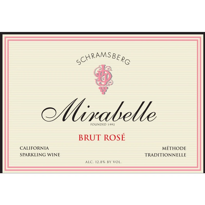 Schramsberg Mirabelle North Coast Brut Rose Blend 750ml