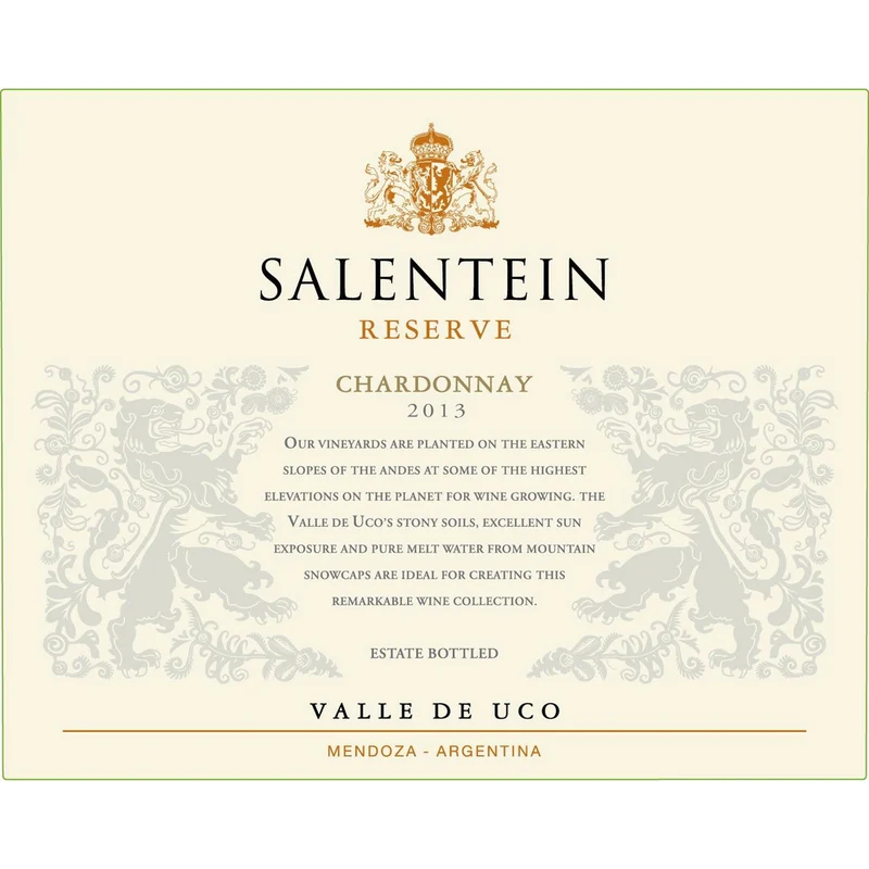 Salentein Valle De Uco Reserve Chardonnay 750ml