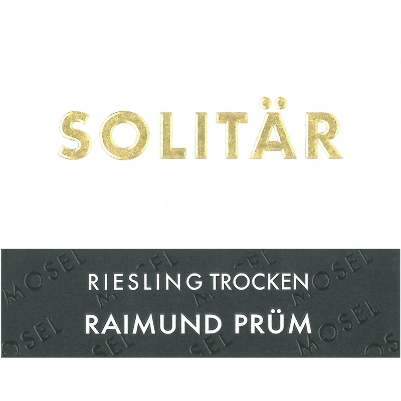 S.A. Prum R Prum Solitar Dry Mosel Riesling 750ml