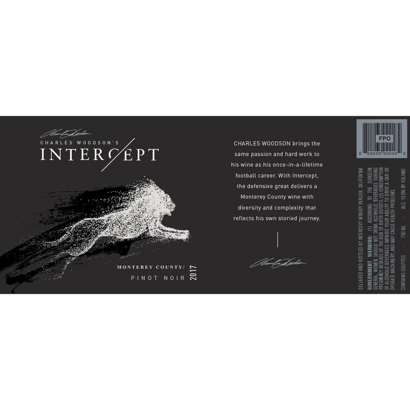 Intercept Monterey Pinot Noir 750ml