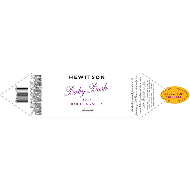 Hewitson Barossa Valley Baby Bush Mourvedre 750ml