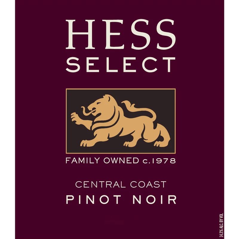 Hess Select Central Coast Pinot Noir 750ml