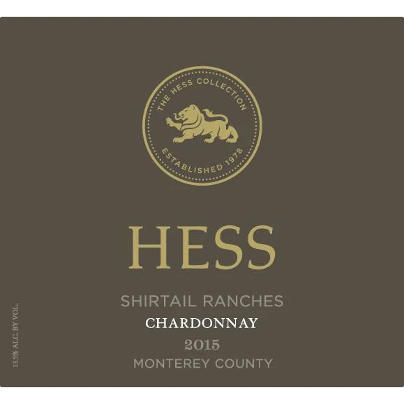 Hess Collection Monterey Shirtail Creek Vineyard Chardonnay 750ml