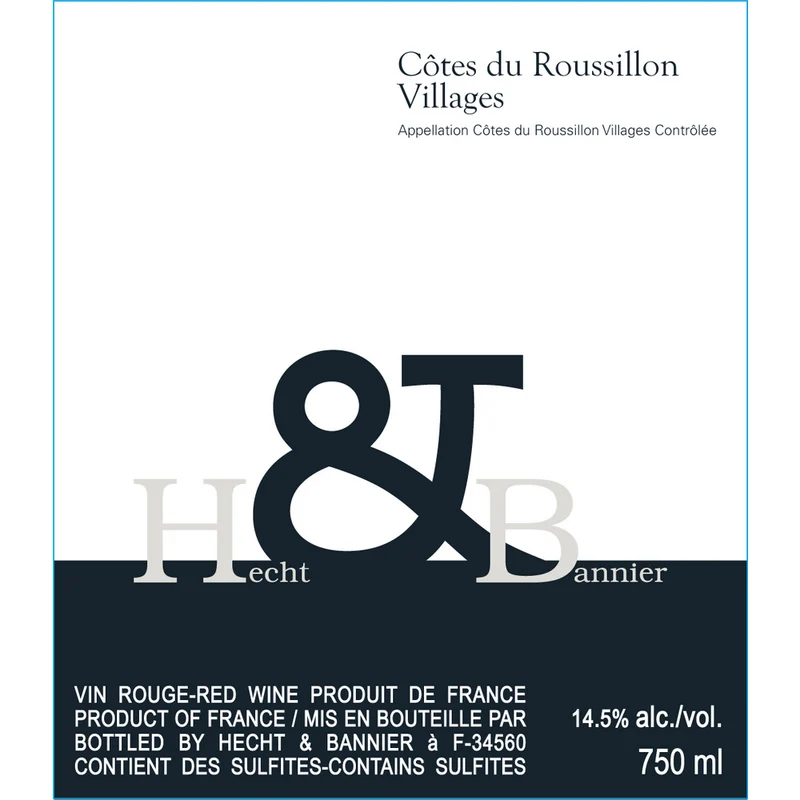 Hecht & Bannier Cotes Du Roussillon Villages Red Blend 750ml