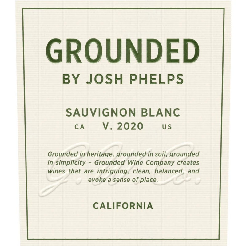 Grounded by Josh Phelps California Sauvignon Blanc 750ml