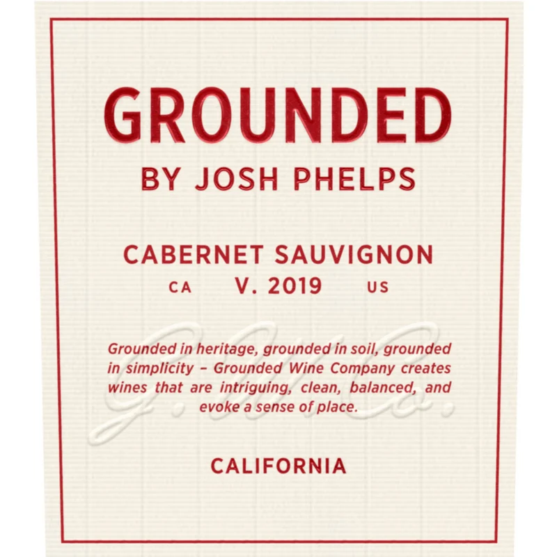Grounded by Josh Phelps California Cabernet Sauvignon 750ml