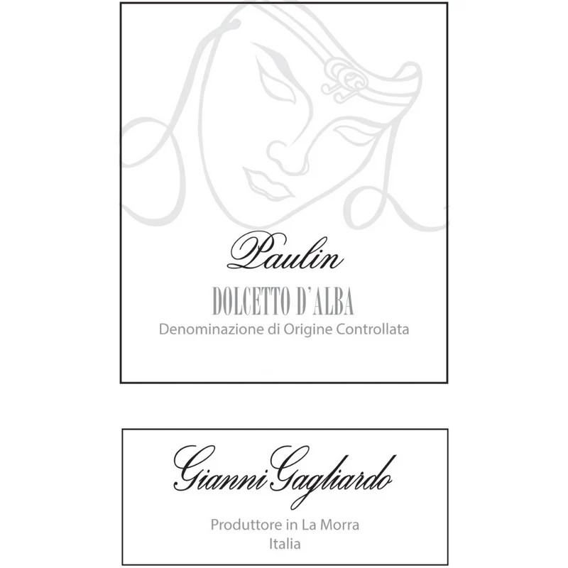 Gianni Gagliardo Paulin Dolcetto D'Alba Dolcetto 750ml