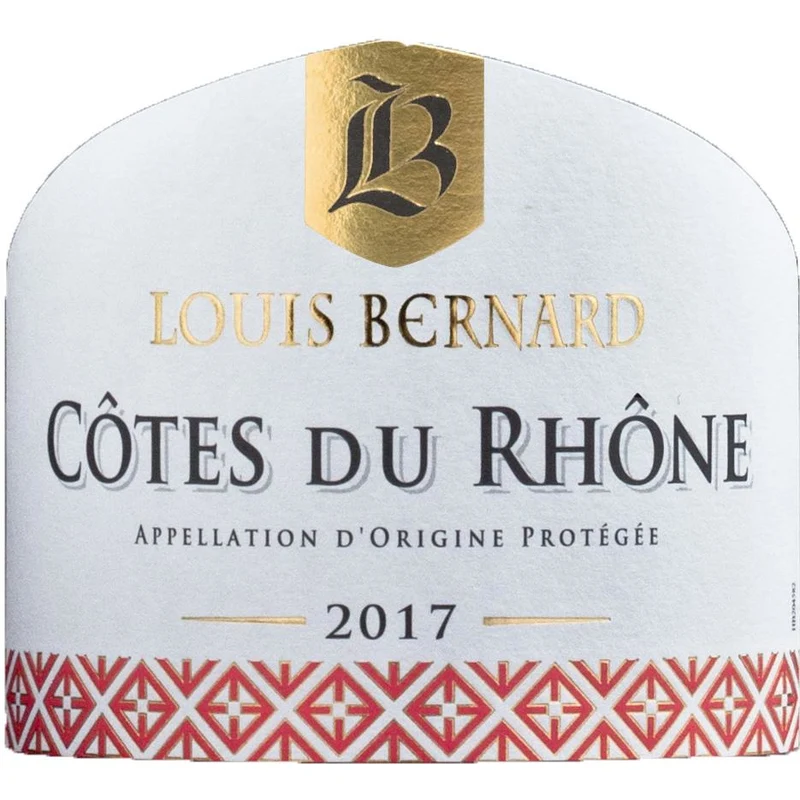 Louis Bernard Cotes Du Rhone Organic Red Blend 750ml