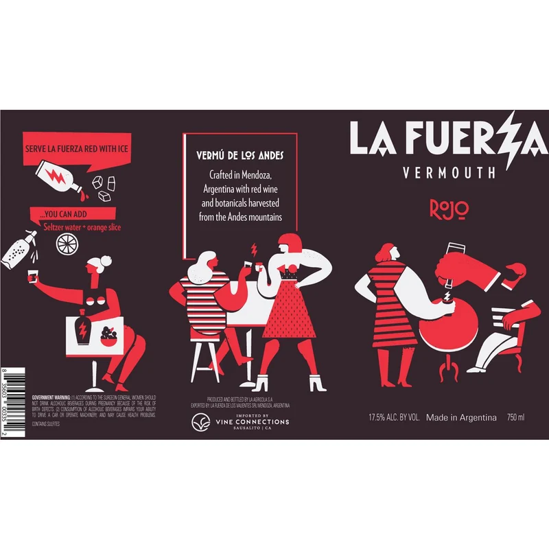 La Fuerza Mendoza Rojo Vermouth 750ml