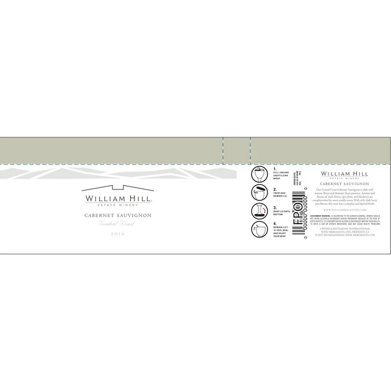 William Hill Estate Winery Central Coast Cabernet Sauvignon 750ml