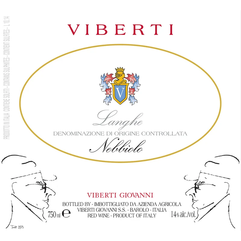 Viberti Langhe DOC Nebbiolo 750ml