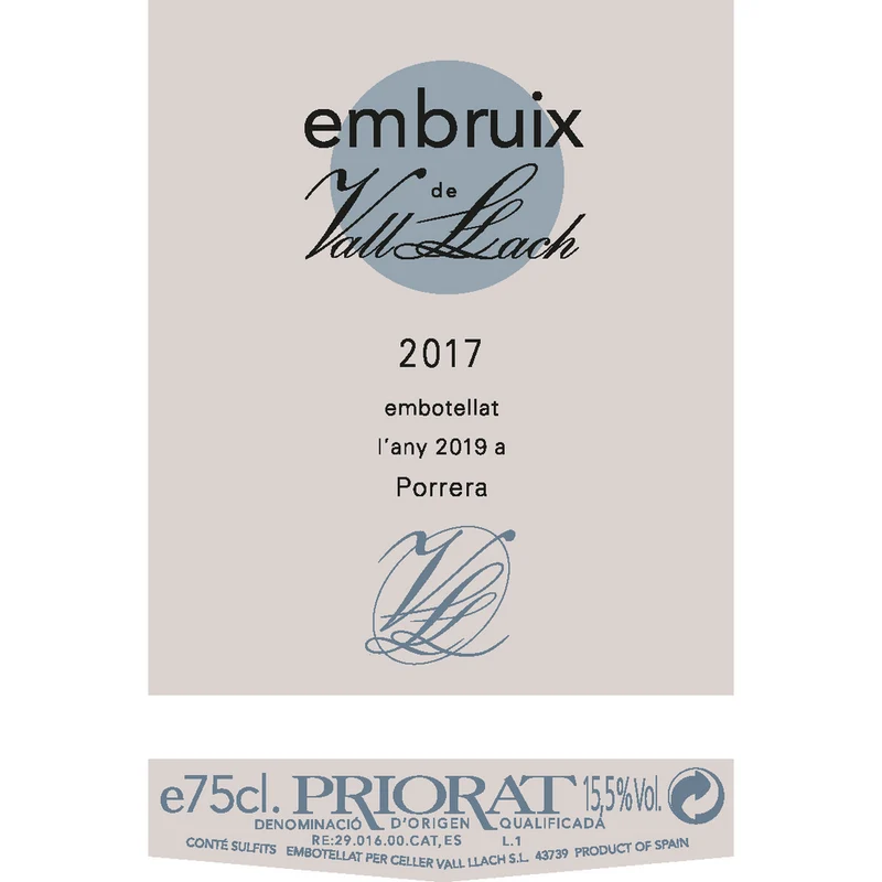 Vall Llach Priorat Embruix Carinena-Garnacha 750ml