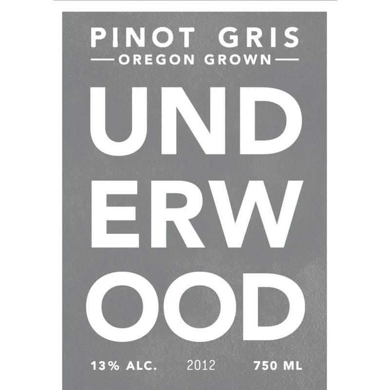 Underwood Cellars Oregon Pinot Gris 750ml