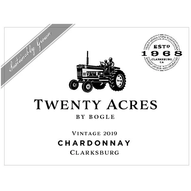 Twenty Acres By Bogle Clarksburg Chardonnay 750ml