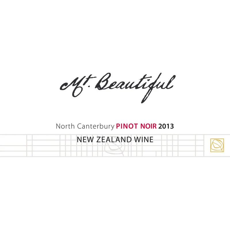 Mt Beautiful North Canterbury Pinot Noir 750ml