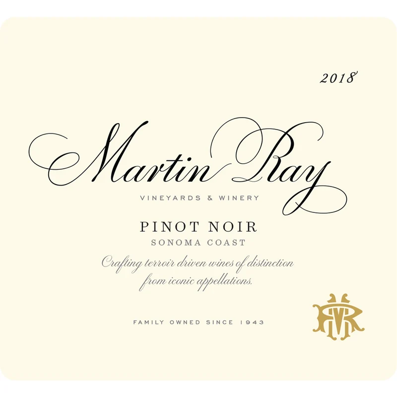 Martin Ray Sonoma Coast Pinot Noir 750ml