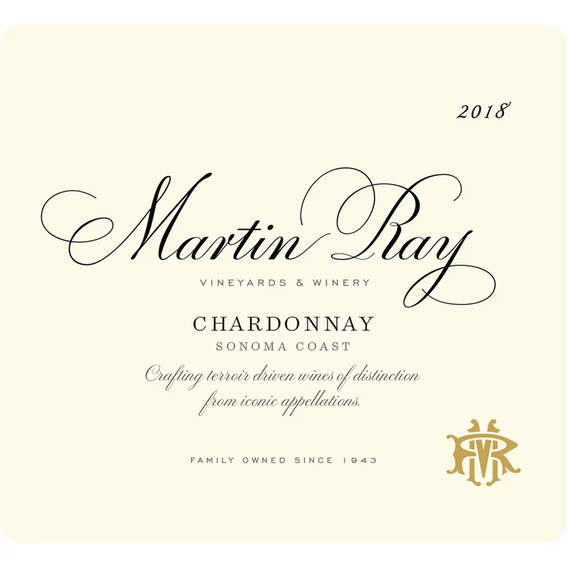 Martin Ray Sonoma Coast Chardonnay 750ml