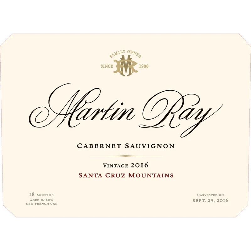 Martin Ray Santa Cruz Mountains Cabernet Sauvignon 750ml