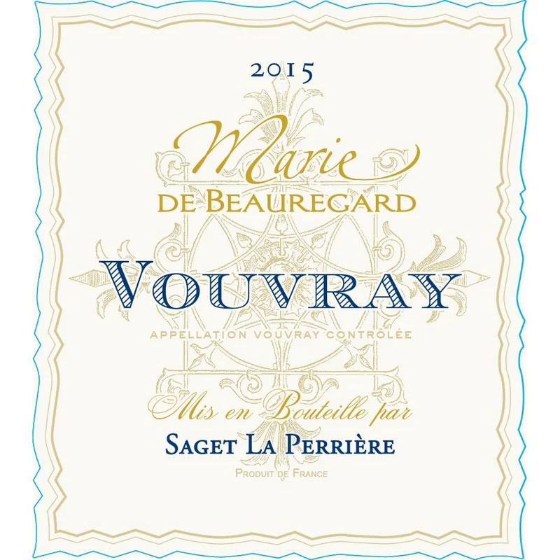 Marie de Beuaregard Vouvray 750ml