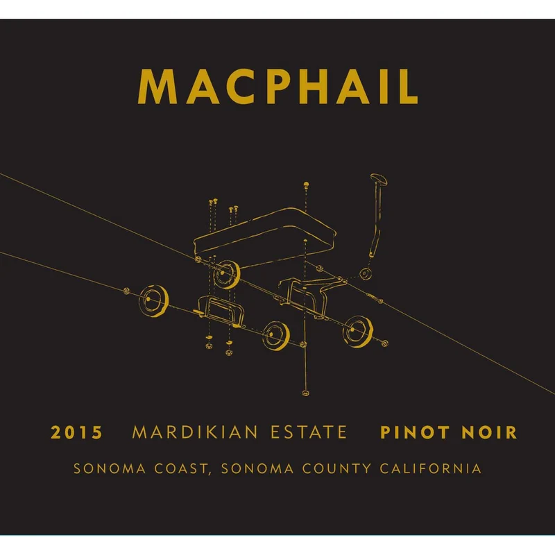 MacPhail Sonoma Coast Mardikian Vineyard Pinot Noir 750ml UPC Code