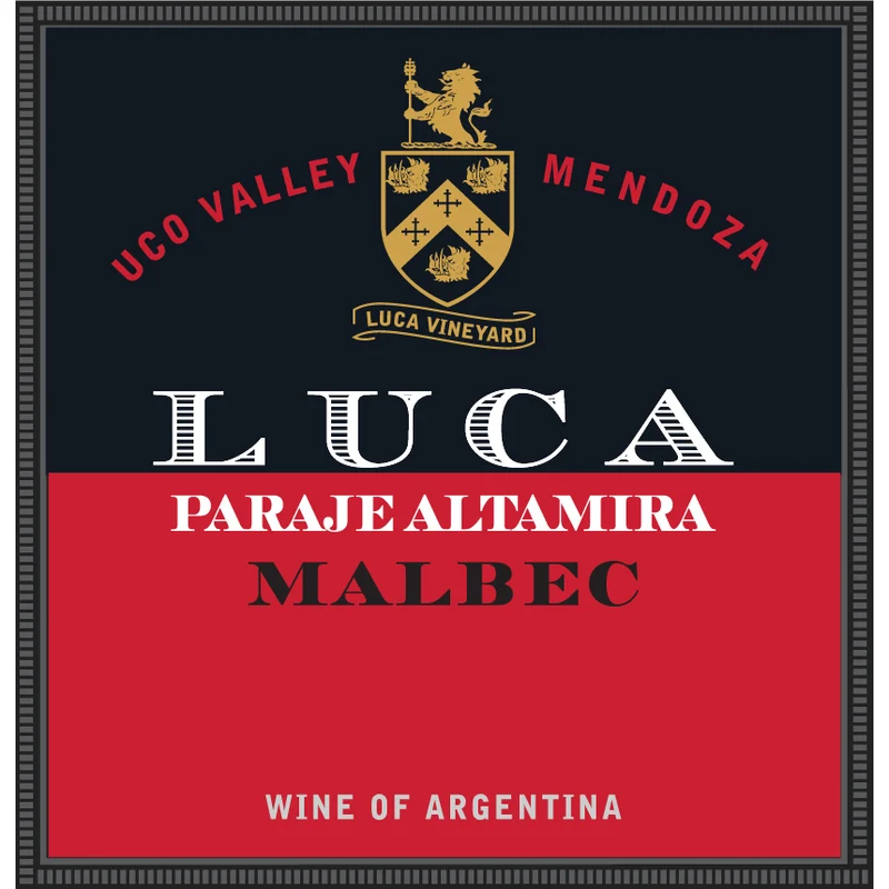 Luca Valle De Uco Paraje Altamira Malbec 750ml