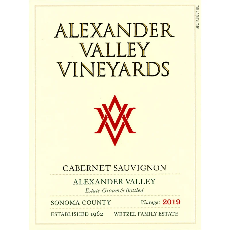 Alexander Valley Vineyards Estate Cabernet Sauvignon 750ml