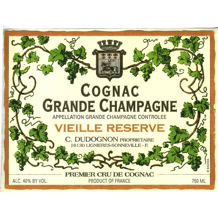 Dudognon Cognac ‘Vieille Reserve,’ 20 Yr Old