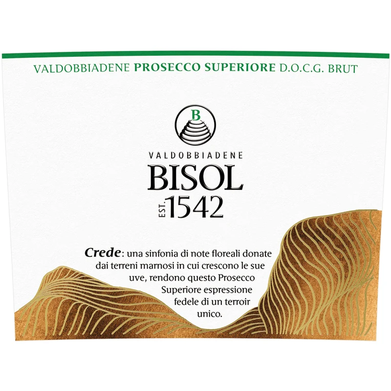 Bisol Crede Prosecco Di Valdobbiadene Brut Glera 750ml