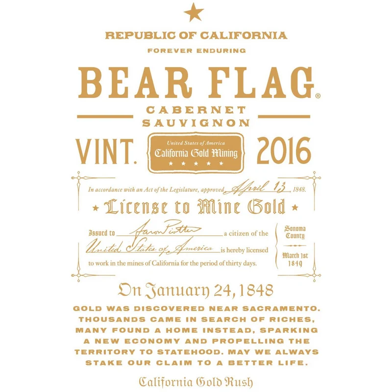 Bear Flag Sonoma County Cabernet Sauvignon 750ml