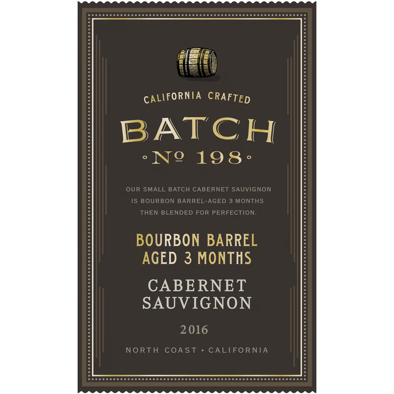 Batch 198 California Cabernet Sauvignon 750ml