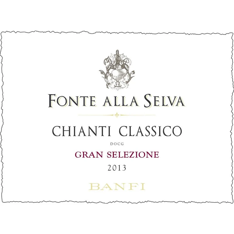 Banfi Fonte Alla Selva Gran Selezione Chianti Classico DOCG Sangiovese 750ml